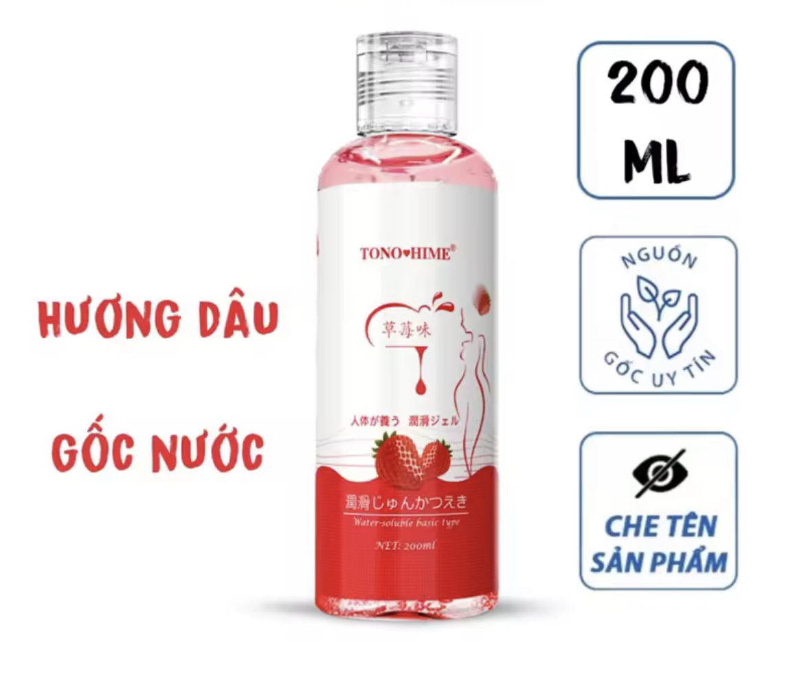 Gel bôi trơn hương dâu 200ml công nghệ Nhật bản 1