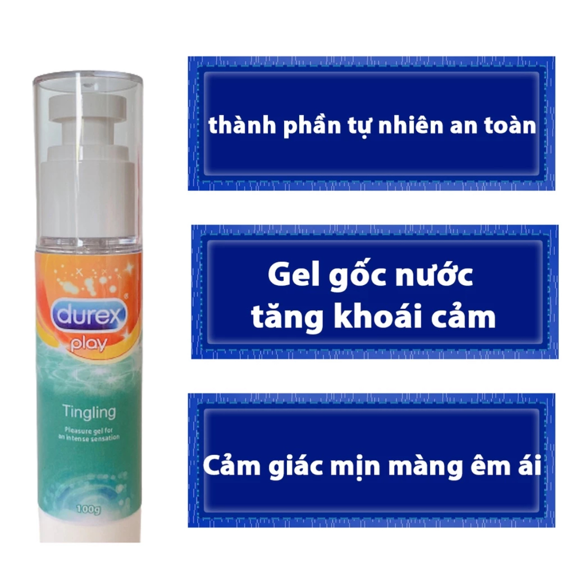 Gel bôi trơn bạc hà Durex play Tingling 100ml 2