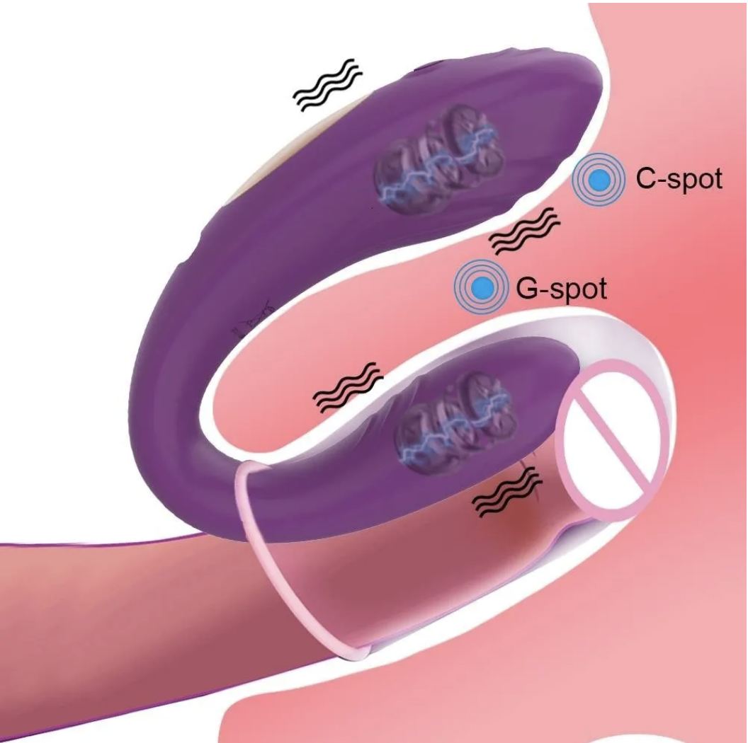 Vòng đeo dương vật lưỡi xoay siêu kích thích 4