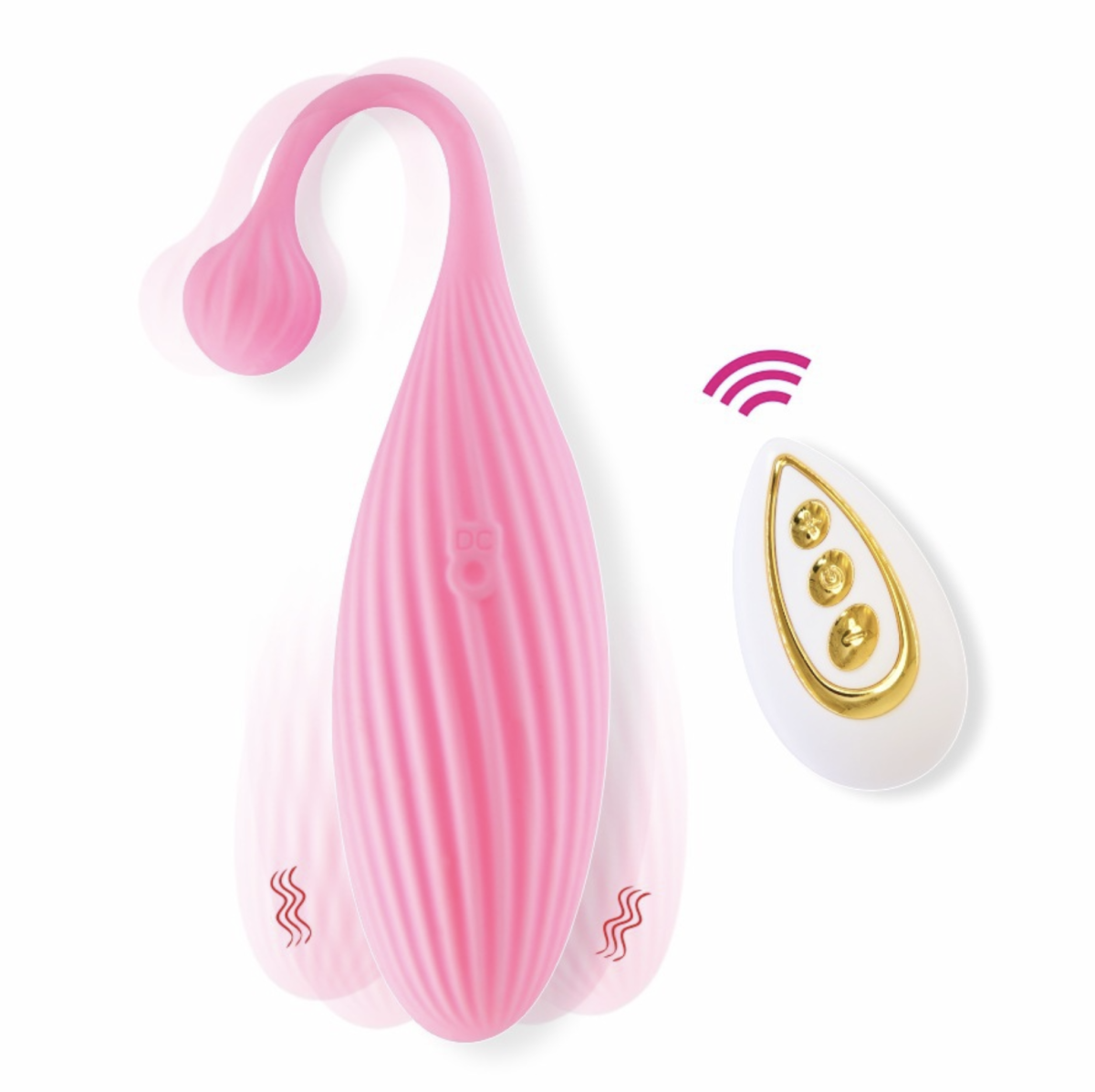 Trứng tình yêu nòng nọc rung mạnh mẽ có điều khiển 9