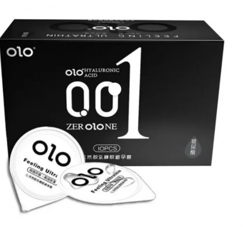 Bao cao su Olo siêu mỏng 0.01mm hộp 10 bao