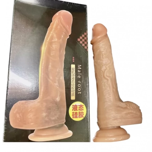 Dương có đế Male root rung, thụt, phát nhiệt siêu mềm, mạnh mẽ