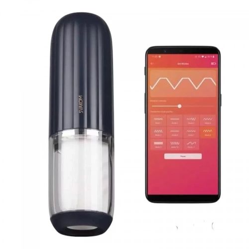 Âm đạo giả Svakom Alex Neo 2 rung thụt điều khiển điện thoại