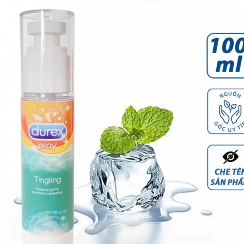 Gel bôi trơn bạc hà Durex play Tingling 100ml