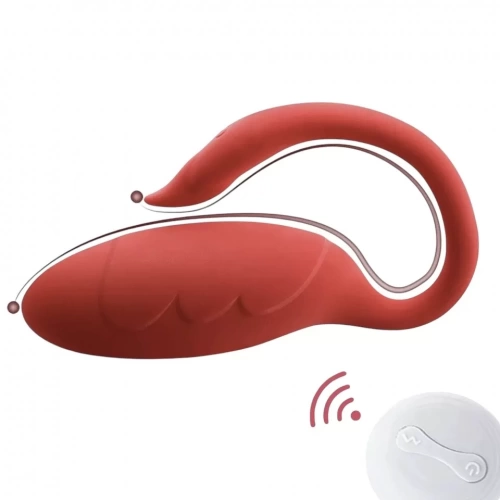 Trứng rung thiên nga có điều khiển từ xa rung mạnh mẽ