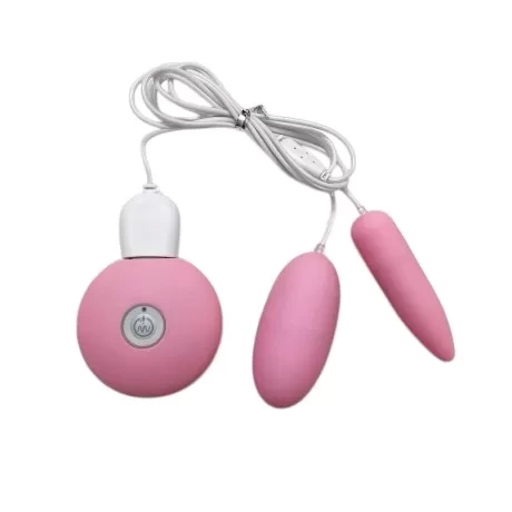 Trứng rung tình yêu 2 đầu MiChao pin sạc