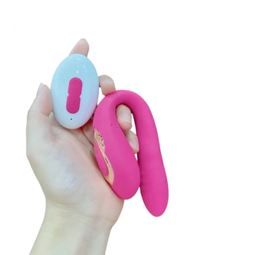 Máy mát xa điểm G âm đạo rung ngoáy 2 đầu cực phê