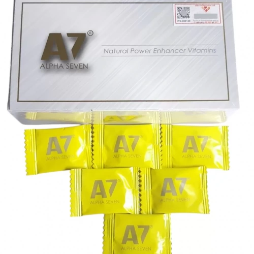 Kẹo A7 Mỹ chính hãng cực mạnh tăng cường sinh lý nam hộp 10 viên