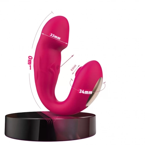 Dương vật giả rung hút điều khiển qua app