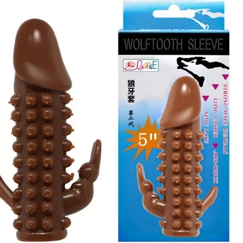 Bao cao su donzen da nâu có nhánh có bi BC6004